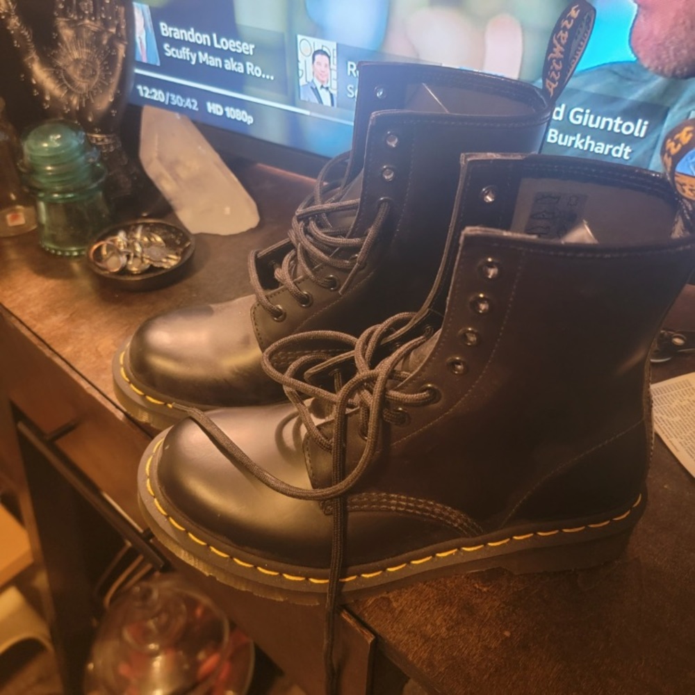 platform high top dr. martens